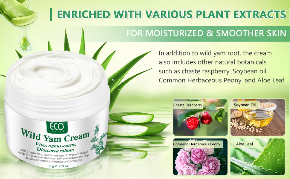 Wild Yam Cream for Hormone Balance, 1.76 OZ